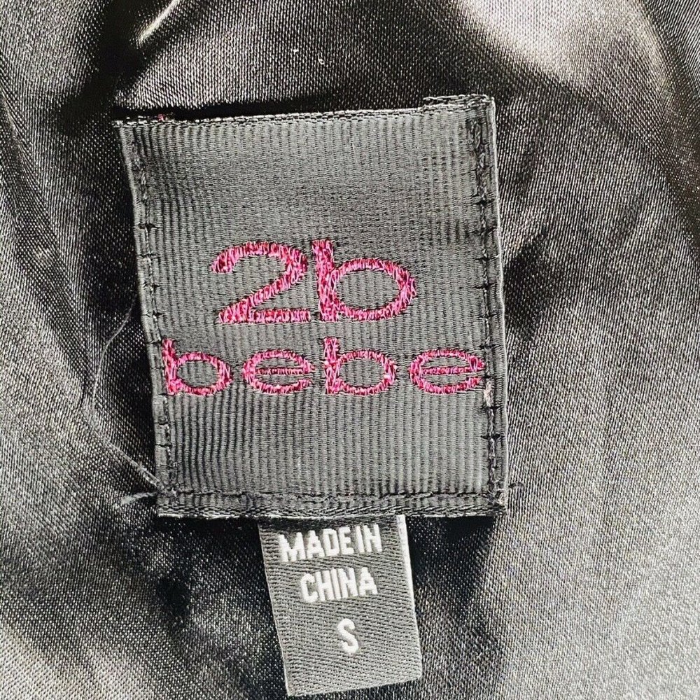 2b Bebe Womens Off the Shoulder Short Sleeve Blaze - Picture 7 of 7